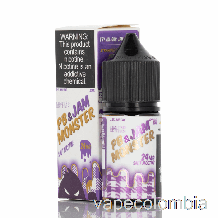 Vape Kit Completo Uva - Pb Y Mermelada Monster Sales - 30ml 48mg